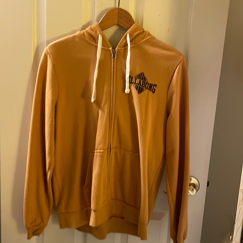 Yellow Billabong Zip Up Jacket